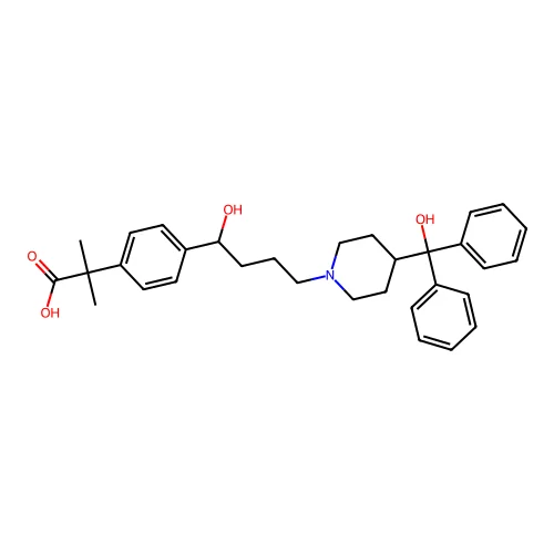 Fexofenadine structure
