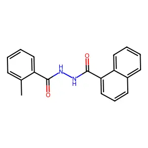 2'-(2-Methylbenzoyl)-1-naphthohydrazide structure