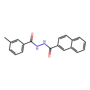 2'-(3-Methylbenzoyl)-2-naphthohydrazide structure