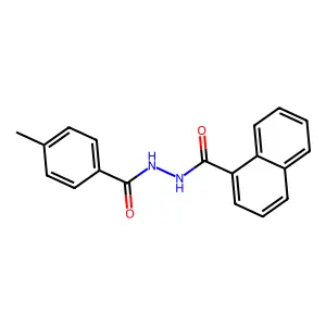 2'-(4-Methylbenzoyl)-1-naphthohydrazide structure