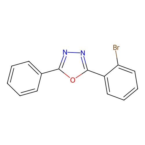 2-(2-Bromophenyl)-5-phenyl-1,3,4-oxadiazole structure