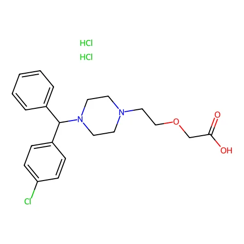 Cetirizine Hydrochloride structure