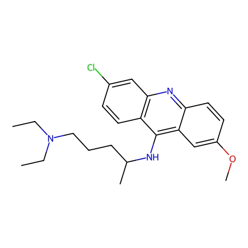 (+-)-Quinacrine structure
