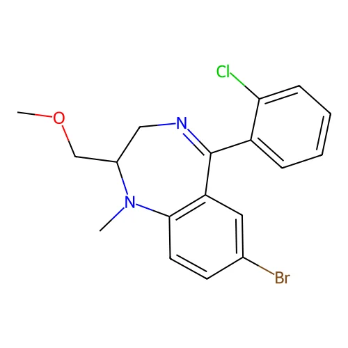 Metaclazepam structure