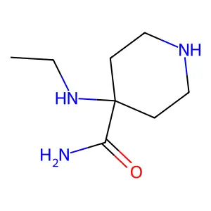 4-(Ethylamino)piperidine-4-carboxamide structure