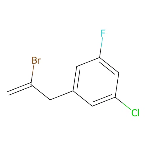 2-Bromo-3-(3-chloro-5-fluorophenyl)-1-propene structure