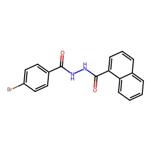 2'-(4-Bromobenzoyl)-1-naphthohydrazide structure