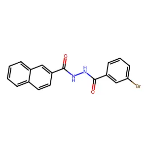 2'-(3-Bromobenzoyl)-2-naphthohydrazide structure
