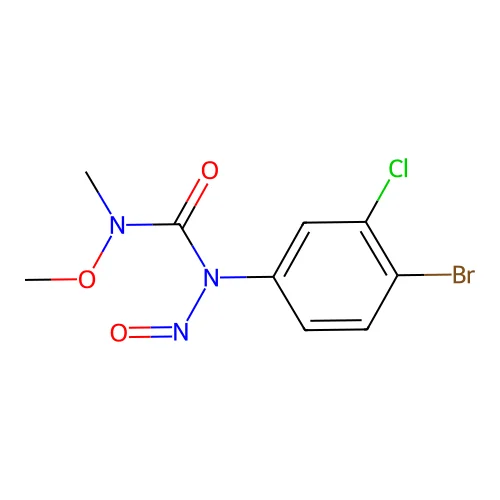 1-(4-Bromo-3-chlorophenyl)-3-methoxy-3-methyl-1-nitrosourea structure