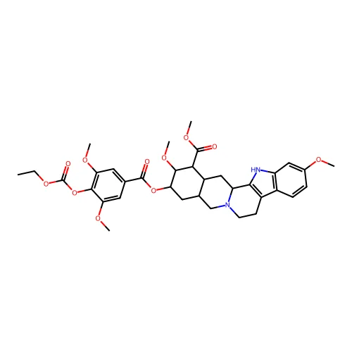 Methyl reserpate, 4-ethoxycarbonyl-3,5-dimethoxybenzoic acid ester structure