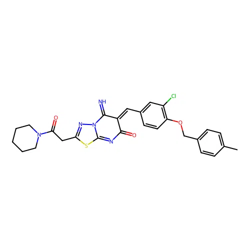 C27H26ClN5O3S structure