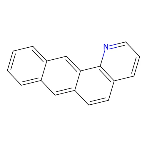 Naphtho[2,3-h]quinoline structure