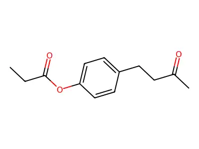 4-(3-Oxobutyl)phenyl propionate structure