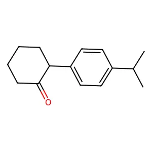 2-[4-(Isopropyl)phenyl]cyclohexan-1-one structure