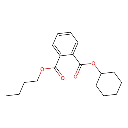 Butyl cyclohexyl phthalate structure