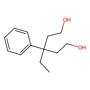 3-Ethyl-3-phenyl-1,5-pentanediol structure