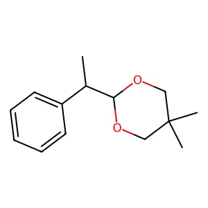 5,5-Dimethyl-2-(1-phenylethyl)-1,3-dioxane structure