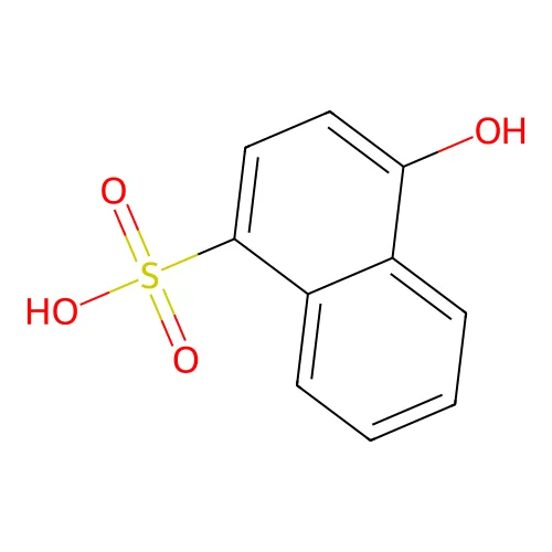 1-Naphthol-4-sulfonic acid structure