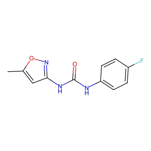 1-(4-Fluorophenyl)-3-(5-methylisoxazol-3-YL)urea structure
