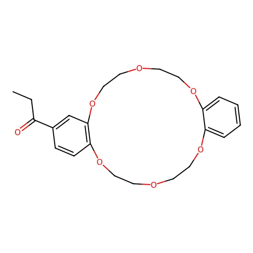 1-(5,6,7,8,9,10,11,16,17,18,19,20,21,22-tetradecahydrobenzo[a]benzo[3,4-j][18] annulen-2-yl)propan-1-one structure