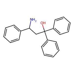 1-Propanol, 3-amino-1,1,3-triphenyl- structure