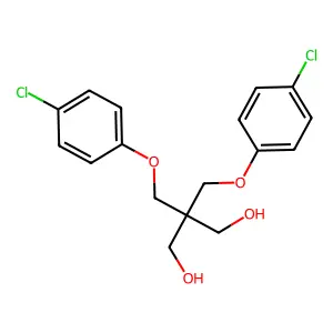 1,3-Propanediol, 2,2-bis((p-chlorophenoxy)methyl)- structure