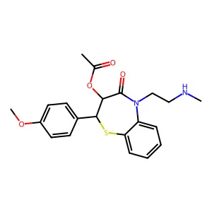 N-Demethyldiltiazem structure