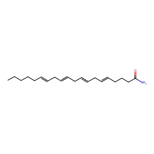 Eicosa-5,8,11,14-tetraenamide structure
