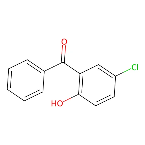Chlorohydroxy benzophenone structure