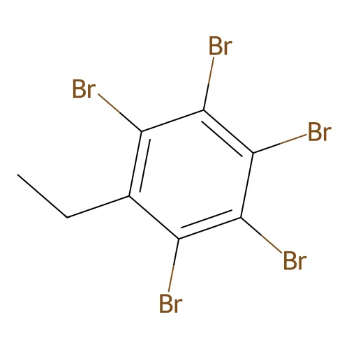 Pentabromoethylbenzene structure