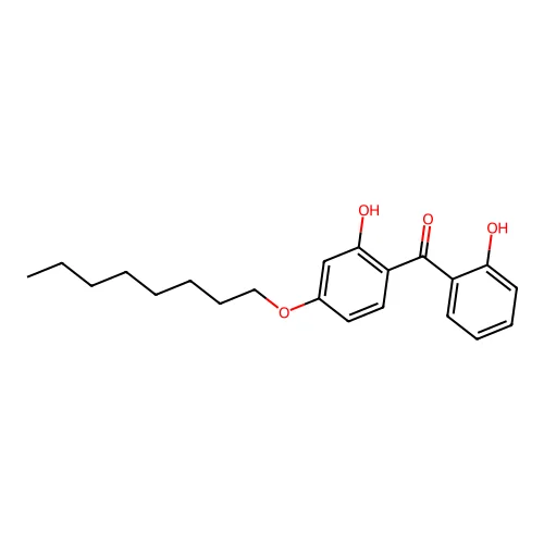 2,2'-Dihydroxy-4-(octyloxy)benzophenone structure
