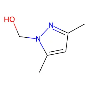 3,5-Dimethylpyrazol-1-methanol structure