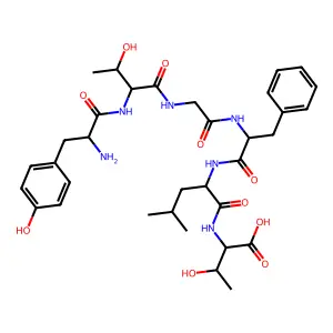 Deltakephalin structure