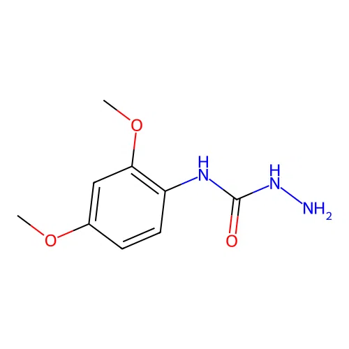 N-(2,4-dimethoxyphenyl)-1-hydrazinecarboxamide structure