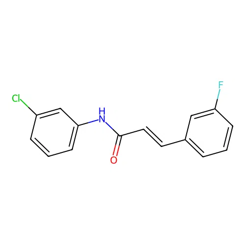 N-(3-Chlorophenyl)-3-(3-fluorophenyl)-2-propenamide structure