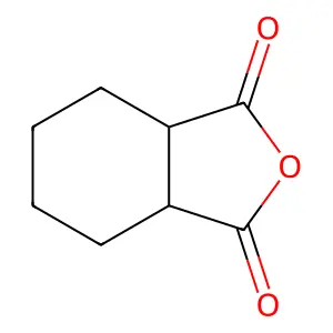 Hexahydrophthalic anhydride structure