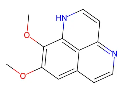 8,9-Dimethoxy-4H-benzo(de)(1,6)naphthyridine structure