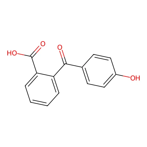 2-(4-Hydroxybenzoyl)benzoic acid structure