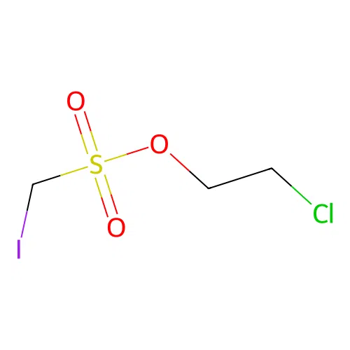 2-Chloroethyl iodomethanesulfonate structure