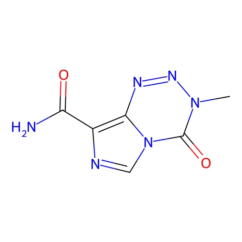 Temozolomide structure