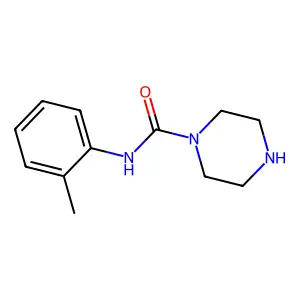 Piperazine-1-carboxylic acid o-tolylamide structure