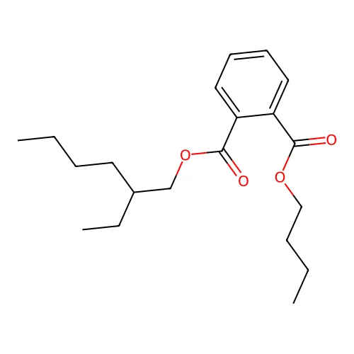 2-Ethylhexyl butyl phthalate structure