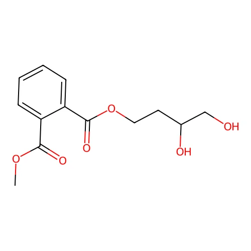 2-O-(3,4-dihydroxybutyl) 1-O-methyl benzene-1,2-dicarboxylate structure