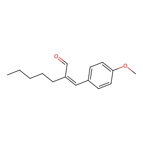 2-[(4-Methoxyphenyl)methylidene]heptanal structure