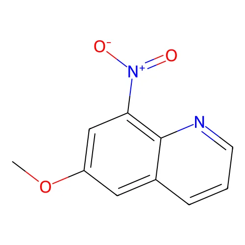 6-Methoxy-8-nitroquinoline structure