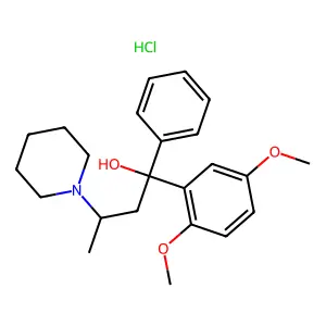 1-Phenyl-1-(2',5'-dimethoxyphenyl)-3-piperidinobutanol structure