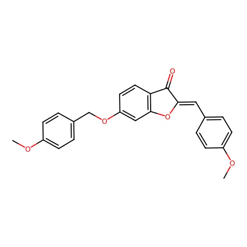 6-[(4-Methoxyphenyl)methoxy]-2-[(4-methoxyphenyl)methylene]benzo[b]furan-3-one structure