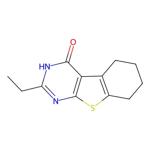 2-ethyl-5,6,7,8-tetrahydro[1]benzothieno[2,3-d]pyrimidin-4(3H)-one structure