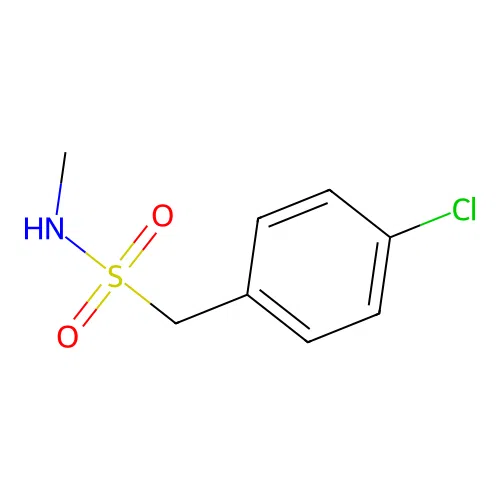 1-(4-chlorophenyl)-N-methylmethanesulfonamide structure