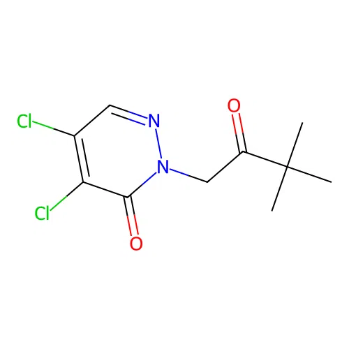 4,5-Dichloro-2-(3,3-dimethyl-2-oxobutyl)-2,3-dihydropyridazin-3-one structure